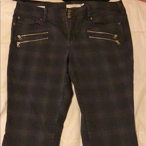 Torrid plaid super cute jeggings